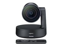 LOGITECH - Studio-quality video with an Ultra-HD imaging system. Rally Camera delivers brilliantly sharp video, outstanding colour and exceptional optical accuracy at resolutions up to 4K.
