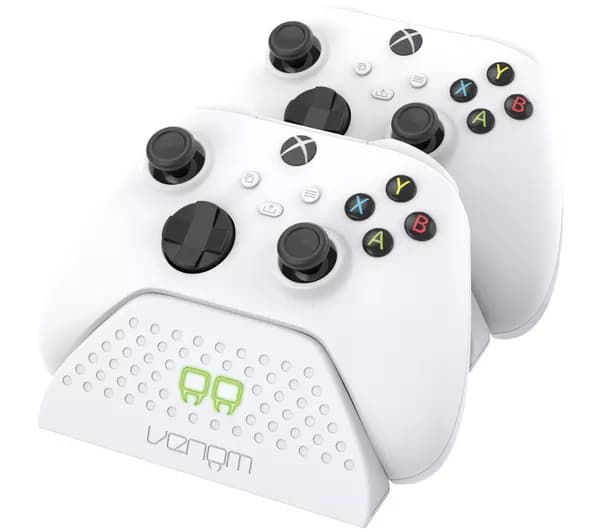 VENOM VS2871 Xbox Series X/S & Xbox One Twin Docking Station - White