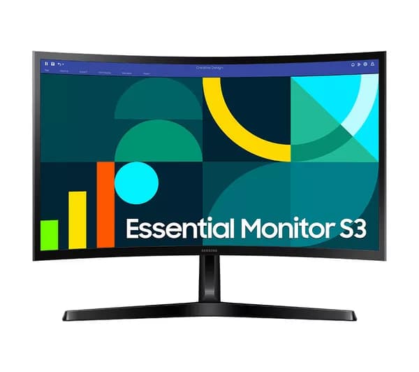 SAMSUNG LS24D366GAUXXU Full HD 24" Curved VA LCD Monitor - Black