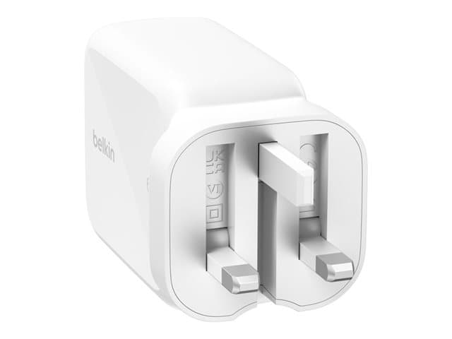 BELKIN - UltraCharge power adapter - retractable GAN - USB-C - 67 Watt