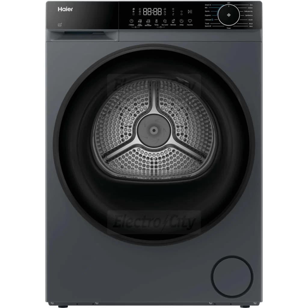 Haier X Series 5 9kg Freestanding Heat Pump Tumble Dryer with AI Sensor Dry | Graphite