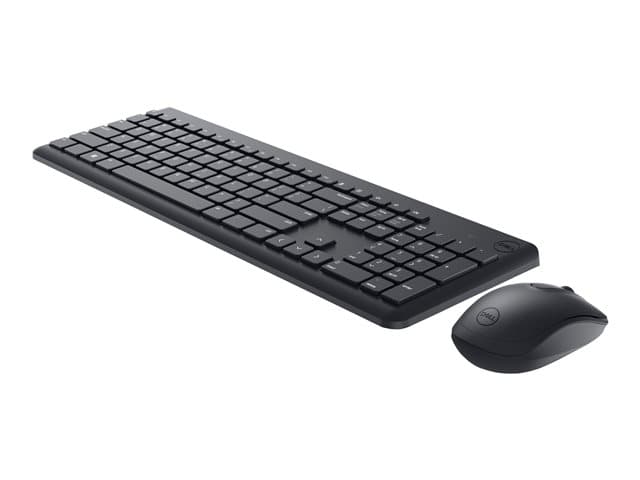 DELL - Keyboard and Mouse KM3322W - keyboard and mouse set - QWERTY - UK - black - with 3-year NBD Advanced Exchange Input Device