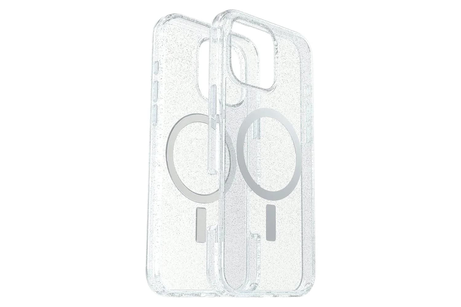 OtterBox Symmetry Series iPhone 16 Pro Max MagSafe Case | Stardust 3.0 (Clear)