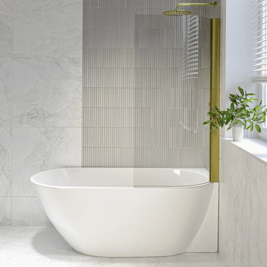 Lisbon Freestanding Shower Bath Single Ended Corner