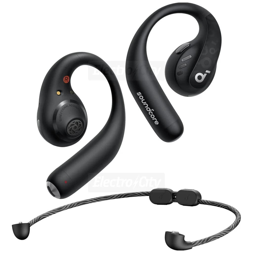 Anker Soundcore AeroFit Pro Open-Ear Sport Earbuds | Black