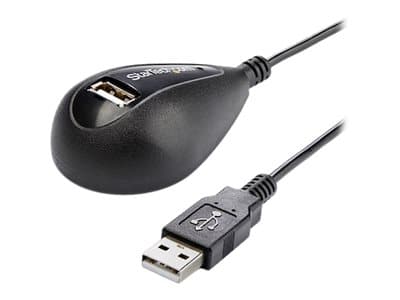 STARTECH.COM - StarTech 5ft Desktop USB Extension Cable - A Male to A Female - 5 ft USB A to A Extension Cable - 5ft USB 2.0 Extension cord (USBEXTAA5DSK) - USB extension cable - USB to USB - 1.5 m