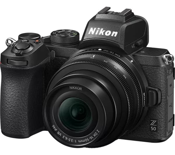 NIKON Z 50 Mirrorless Camera with NIKKOR Z DX 16-50 mm f/3.5-6.3 VR Lens & FTZ Mount Adapter
