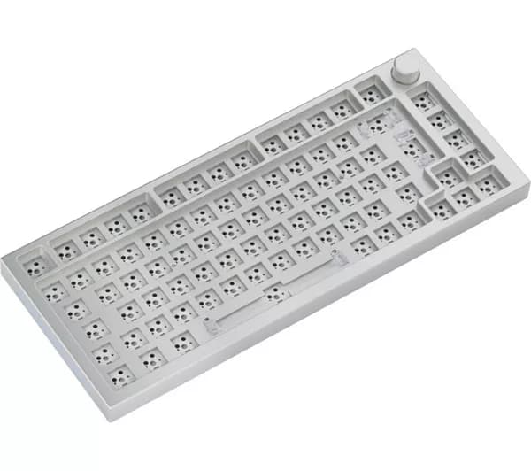 GLORIOUS GMMK PRO Barebones 75% Gaming Keyboard - White