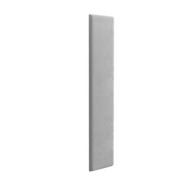 Upholstered Wall-Mounted Headboard Panel in Grey Velvet - Neve