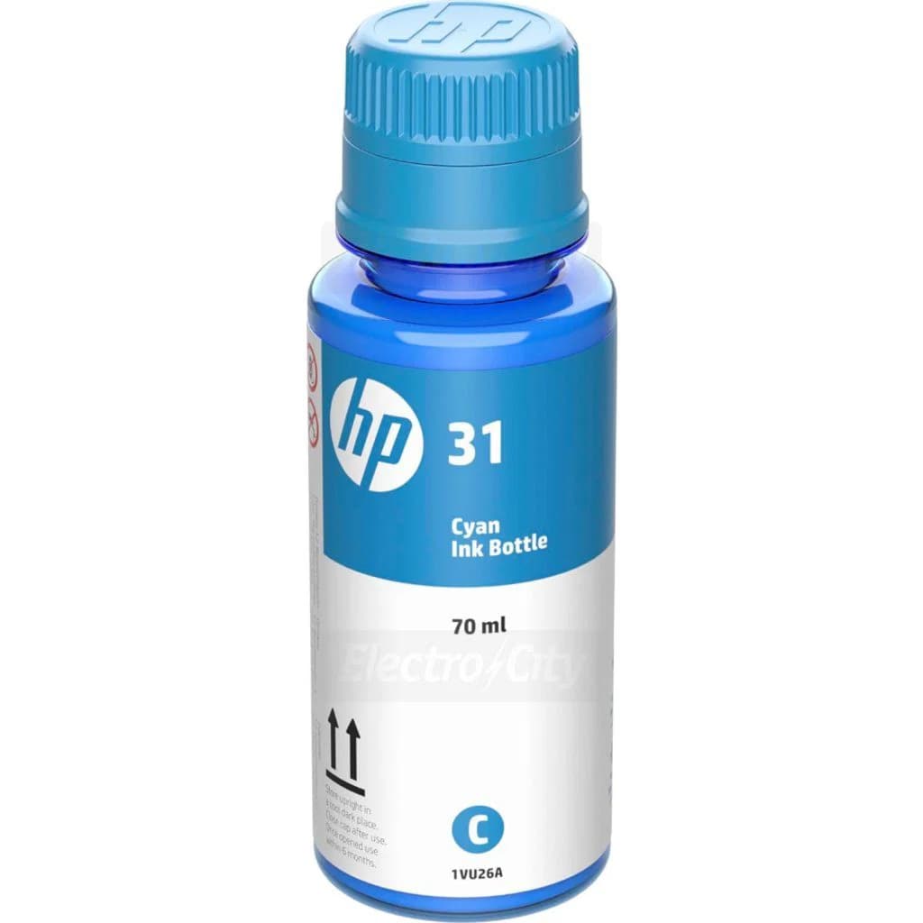 HP 31 Cyan Original Ink Bottle | 70ml
