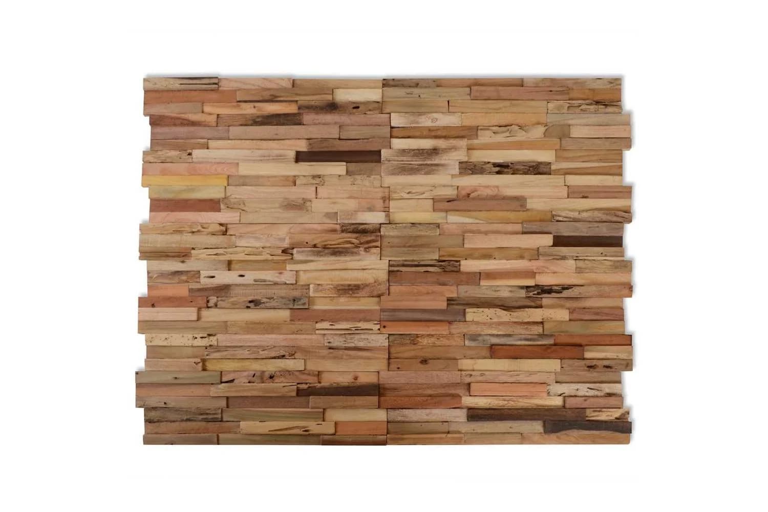 Vidaxl Wall Cladding Panels 10 Pcs 1.03 Sq M Recycled Teak Wood