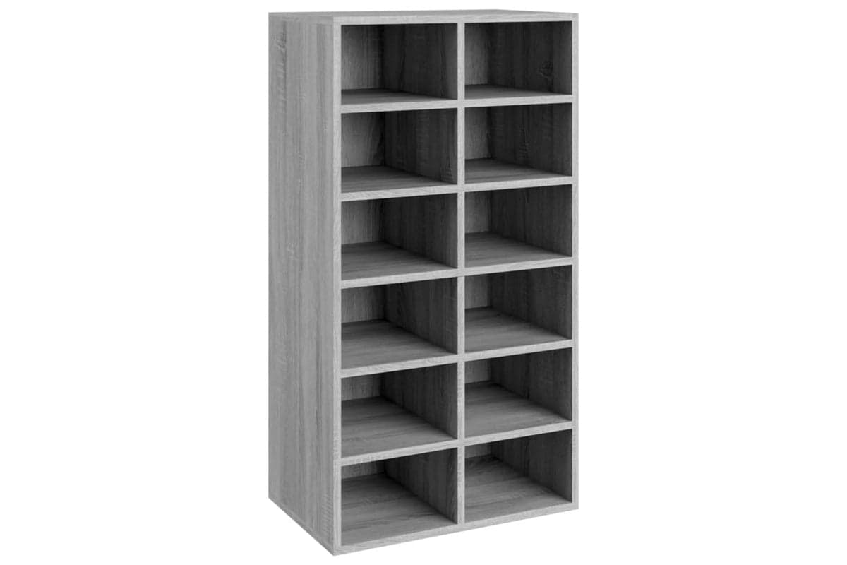vidaXL 815310 Shoe Rack Grey Sonoma 54x34x100.5cm Engineered Wood