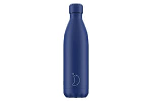 Chillys | Matte Blue Water Bottle | 750ml | Blue
