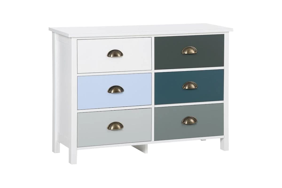 Homcom Versatile Storage Unit | 6 Drawer