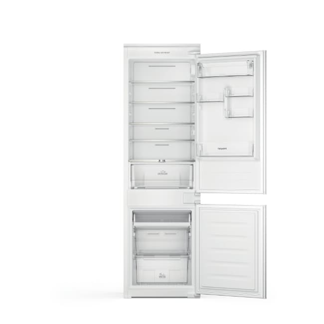 Hotpoint Built-in Total No Frost Fridge Freezer - White | HTC18T112UK