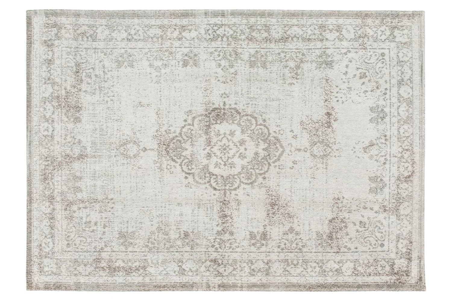 Louis De Poortere | Medallion Eco Rug | Salt & Pepper | 280 x 390 cm 1