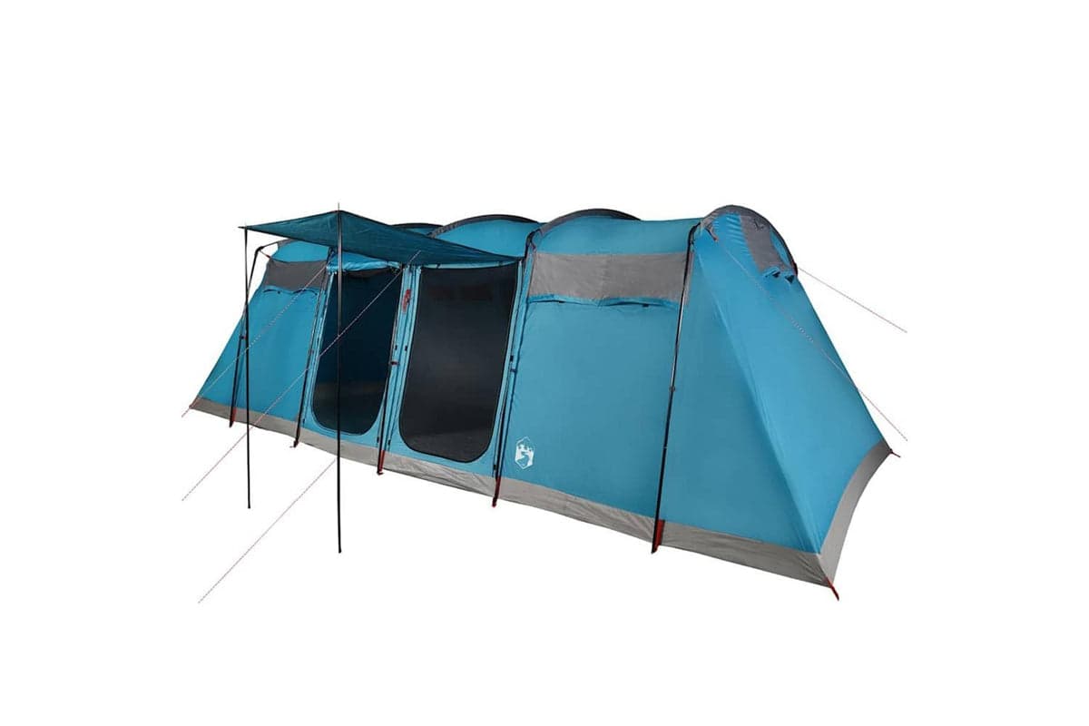Vidaxl Family Tent Tunnel 8-person Blue Waterproof