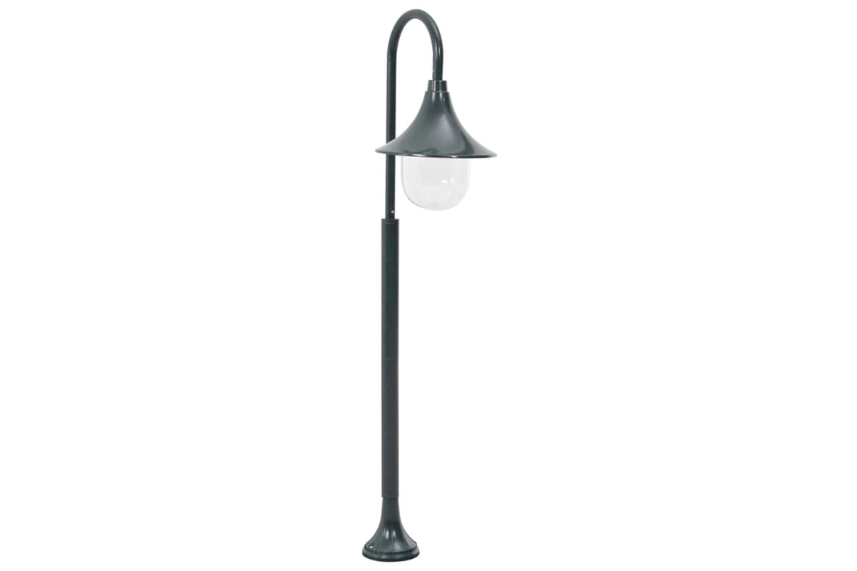 vidaXL 44218 Garden Post Light E27 120cm Aluminium Dark Green