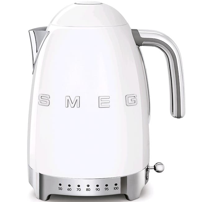 Smeg 50's Retro Style Variable Temperature Kettle | White KLF04WH