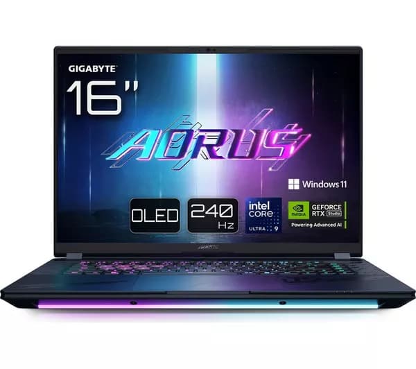 GIGABYTE AORUS MASTER 16 16" Gaming Laptop - Intel® Core™ Ultra 9, RTX 5080, 1 TB SSD
