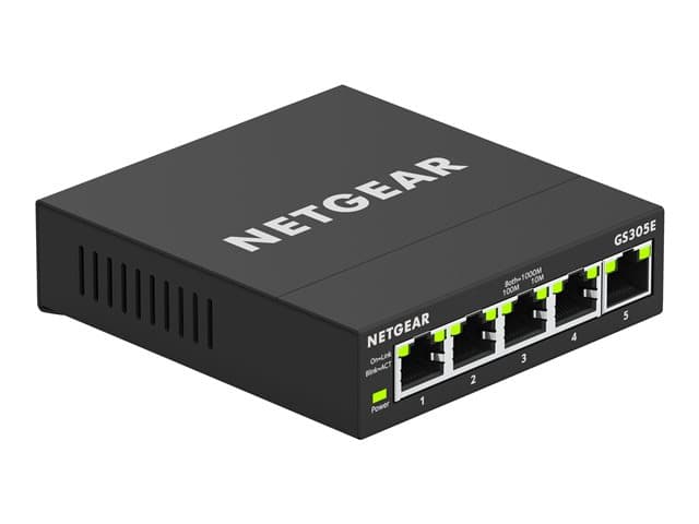 NETGEAR - Plus GS305E - switch - 5 ports - smart