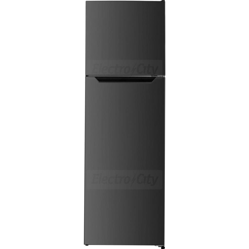 Belling 55cm Freestanding Fridge Freezer | Black Steel