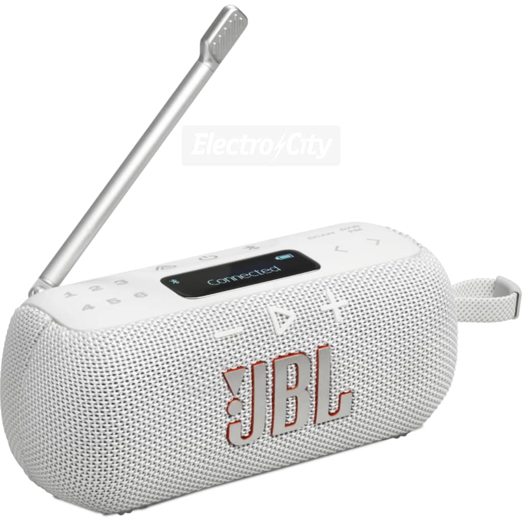 JBL Tuner 3 Portable Radio & Bluetooth Speaker | White