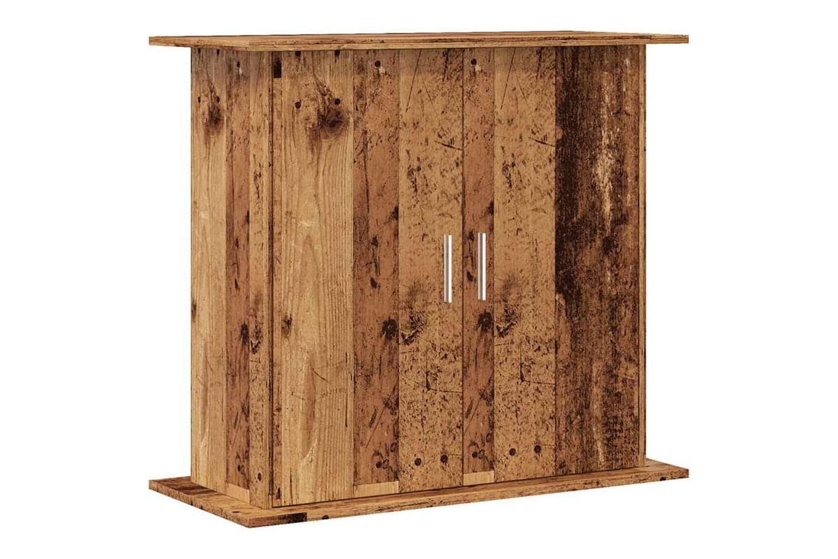 Vidaxl Aquarium Stand Old Wood 81x36x73 Cm Engineered Wood