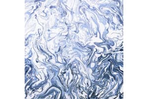 Dutch Wallcoverings 442601 Wallpaper Liquid Marble Blue