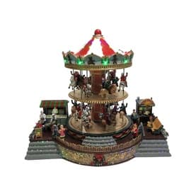 Musical Two-Tier Carousel 39cm