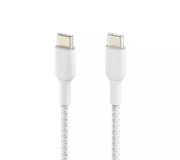 BELKIN Braided USB Type-C Cable - 2 m, White