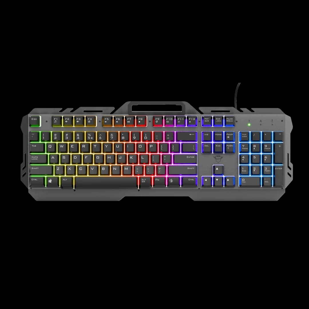 Trust GXT853 Esca Metal Rainbow Gaming Keyboard
