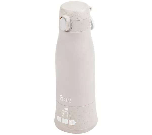 BABYMOOV Moov & Feed Rechargeable Travel Bottle Warmer - Mineral