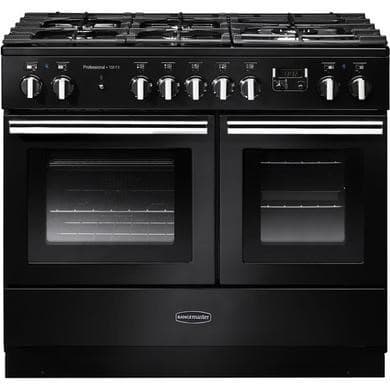 Rangemaster Professional Plus FX 100cm Dual Fuel Range Cooker - Black