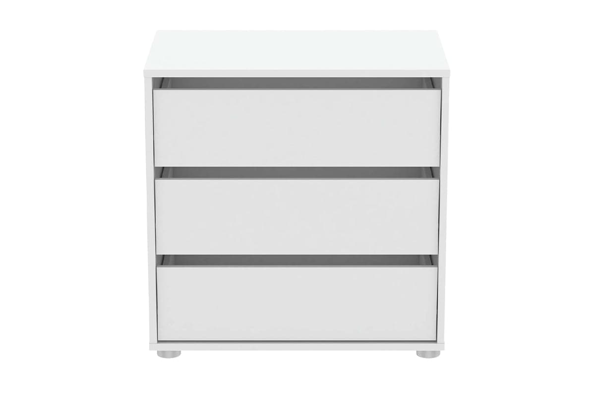 Blokty Chest of Drawer 60 cm | 3 Drawer | White