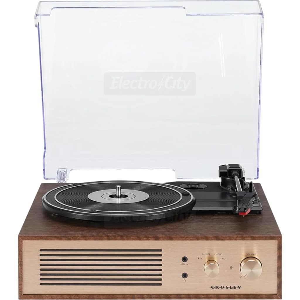 Crosley Miles Bluetooth Belt-Drive Record Player | Walnut