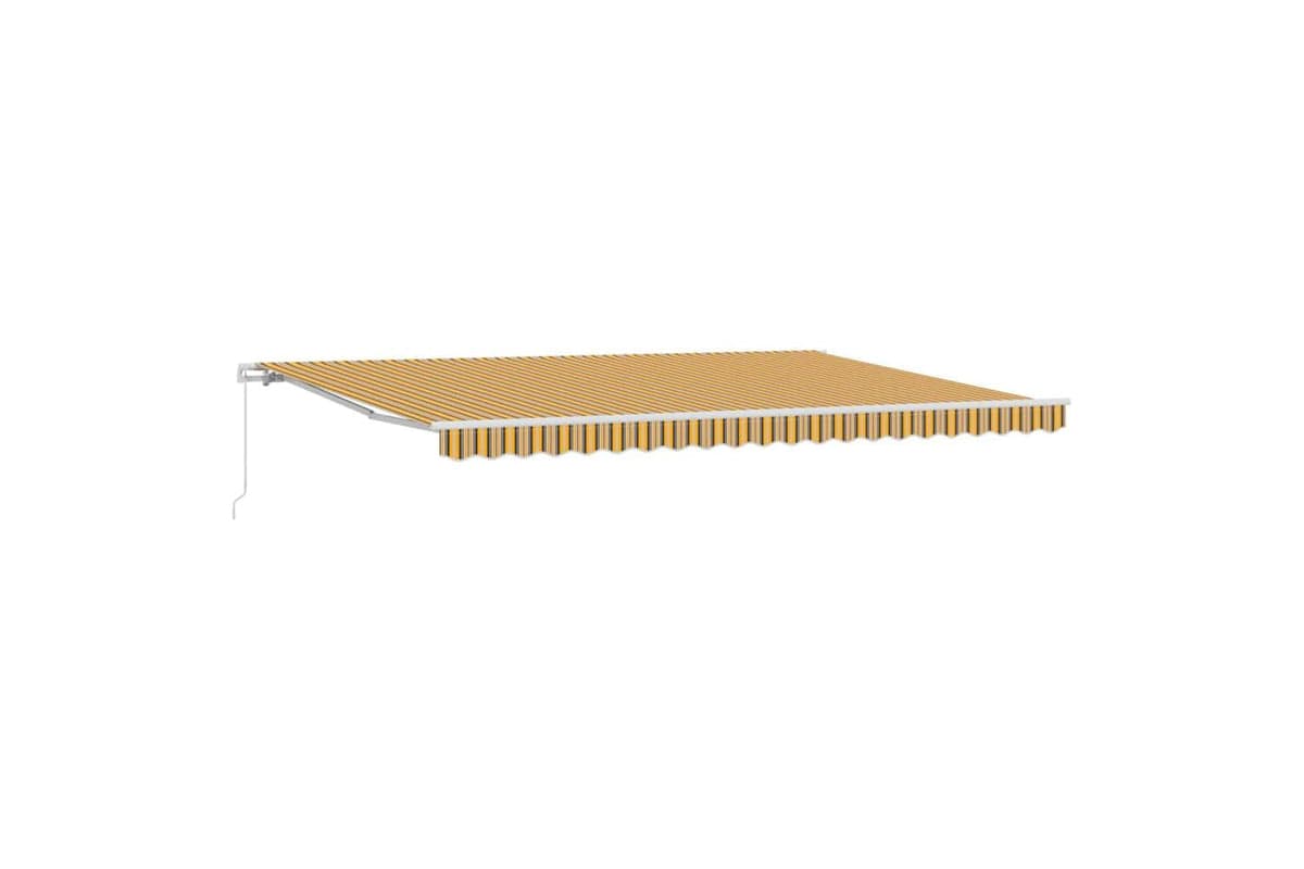 Vidaxl Retractable Awning Multicolour 500 X 300 Cm Fabric And Metal