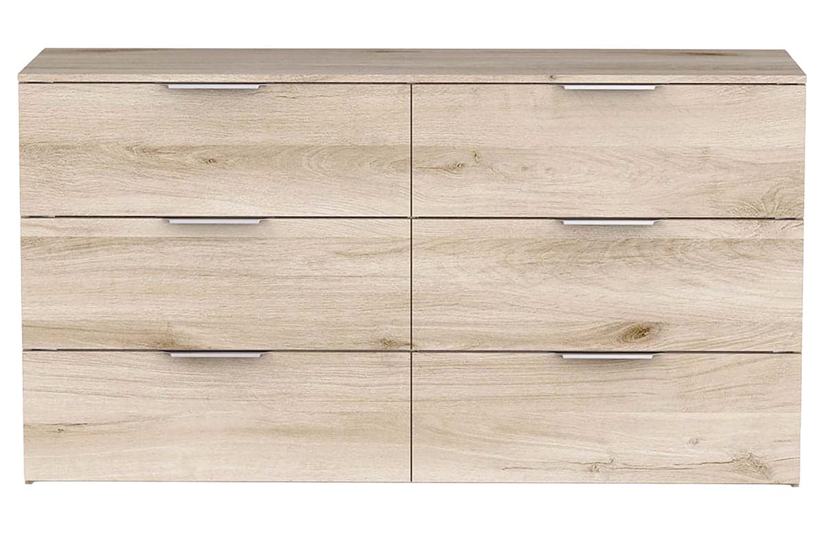 Ghost Dresser | 6 Drawer | Oak Effect
