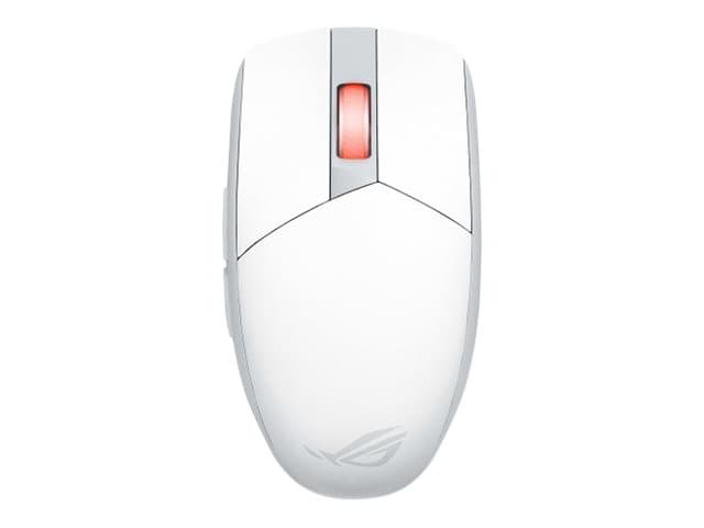 ASUSTEK - ASUS ROG Strix Impact III Wireless - mouse - Bluetooth 5.1, 2.4 GHz - moonlight white