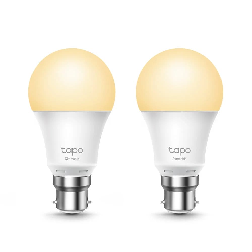 Tapo L510B Dimmable Smart Light Bulb, B22, 2-Pack | Tapo L510B(2-pack)
