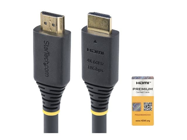 STARTECH.COM - Startech 2m (6.6ft) Premium Certified High Speed HDMI Cable, 4K60Hz - HDMI cable with Ethernet - 2 m
