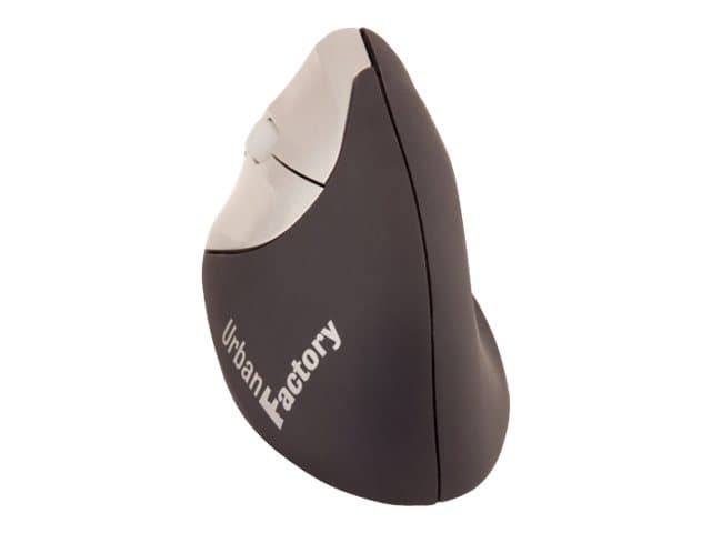 URBAN FACTORY - Urban Factory Ergonomic - vertical mouse - 2.4 GHz - grey