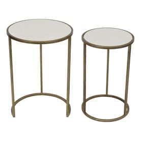 Arlo Round Nested Table Two-Piece Set