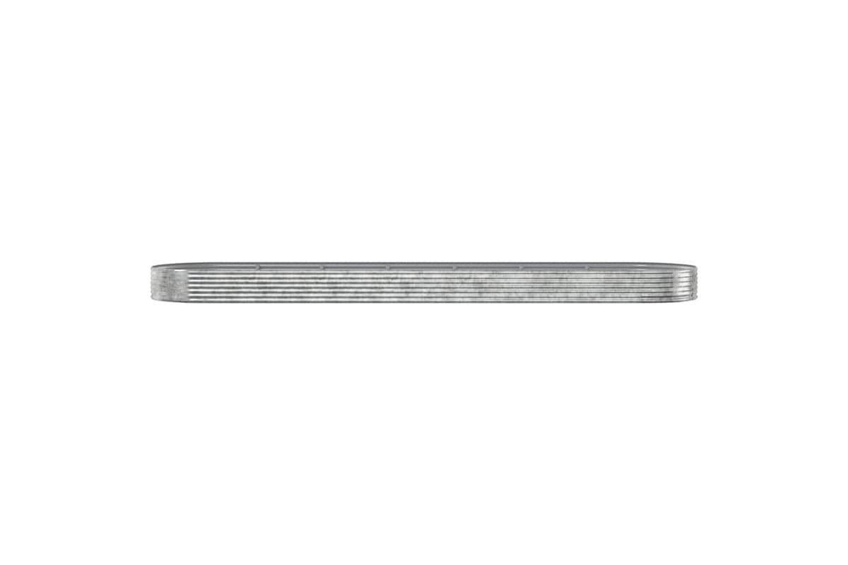 vidaXL 319052 Garden Raised Bed Powder-coated Steel 600x140x36cm Silver