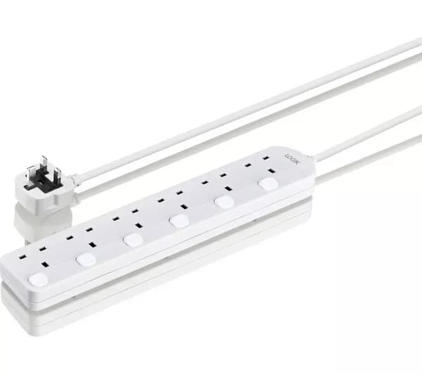 LOGIK L6WAY4S18 6-Socket Extension Lead - 4 m