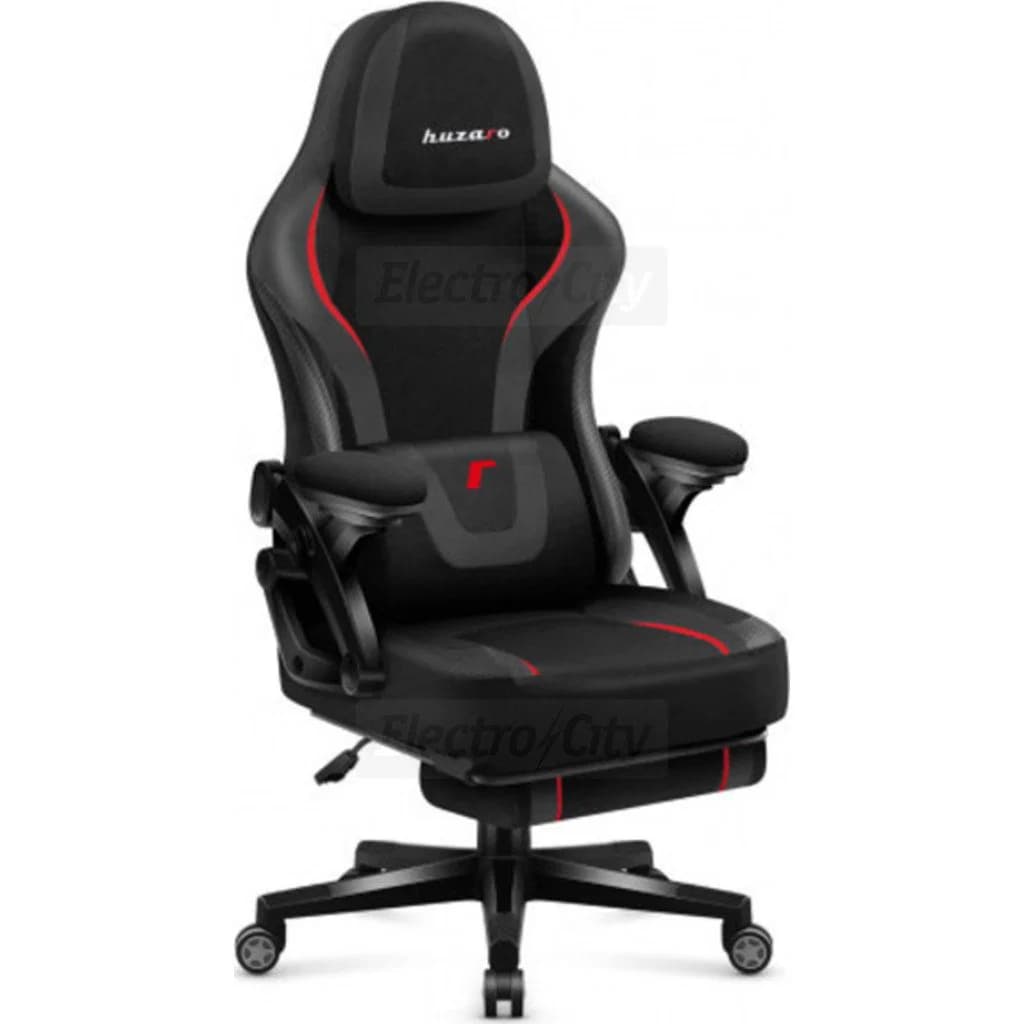 Huzaro Force 4.6 Carbon Gaming Chair with Footrest and Lumbar Support | Black