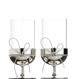 Vera Wang Love Knots Tea Light Holder Set of Two