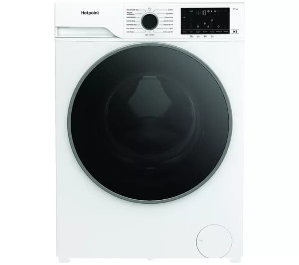 HOTPOINT HBD 9680 Anti Stain UK 9 kg Washer Dryer - White