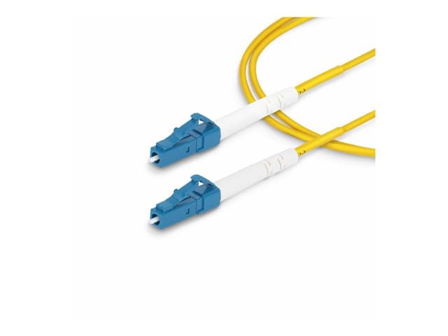 STARTECH.COM - Startech 5m (16.4ft) LC to LC (UPC) OS2 Single Mode Simplex Fiber Optic Cable, 9/125╡m, Laser Optimized, 40G/100G, Bend Insensitive, Low insrtion Loss - LSZH Fiber Patch Cord (SPSMLCLC-OS2-5M) - Patch cable - LC/UPC single-mode (M) to LC/UPC single-mode