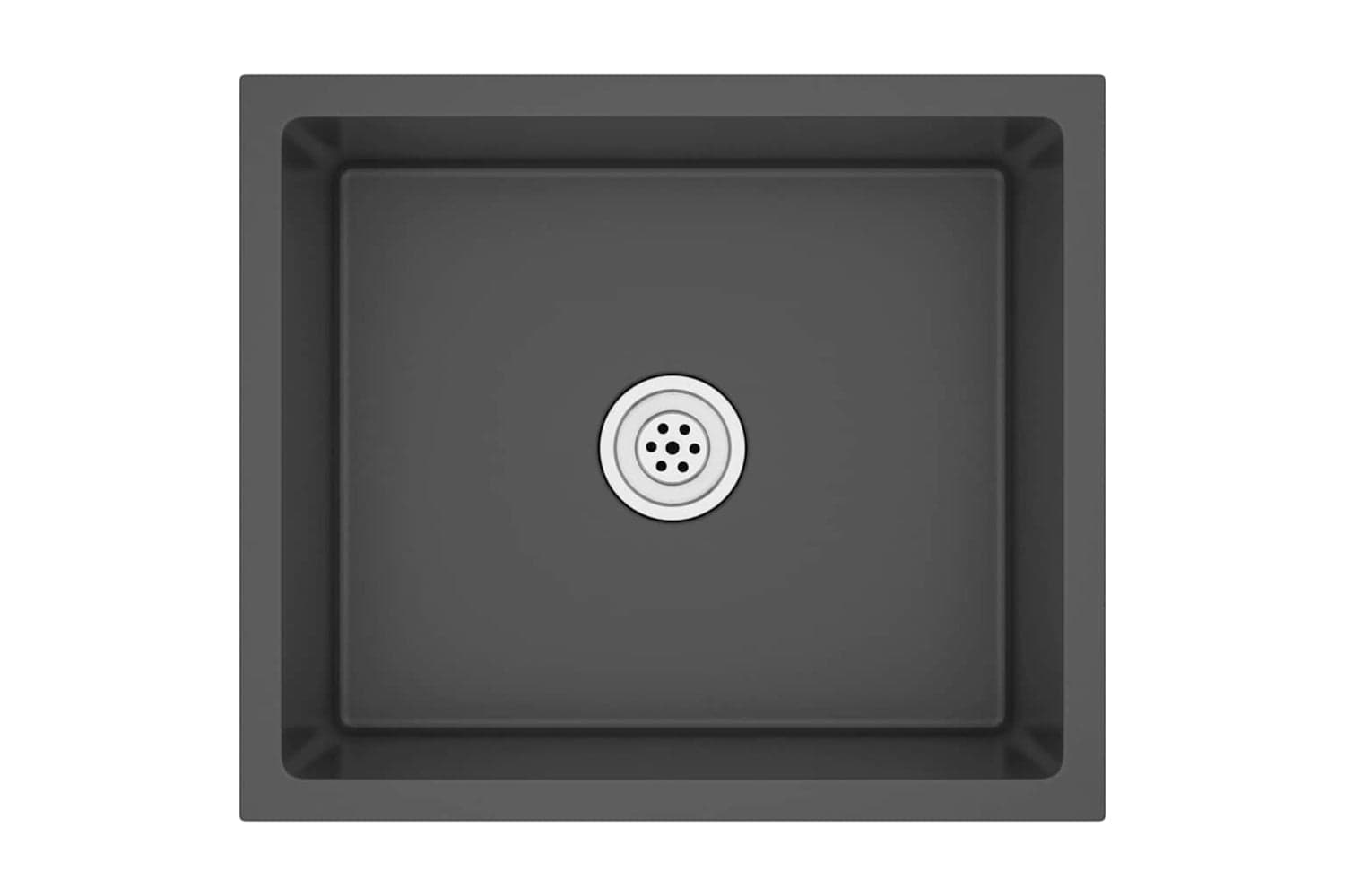 Vidaxl 51503 Handmade Kitchen Sink Black Stainless Steel